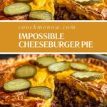 15 Minutes Impossible Cheeseburger Pie