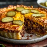 15 Minutes Impossible Cheeseburger Pie