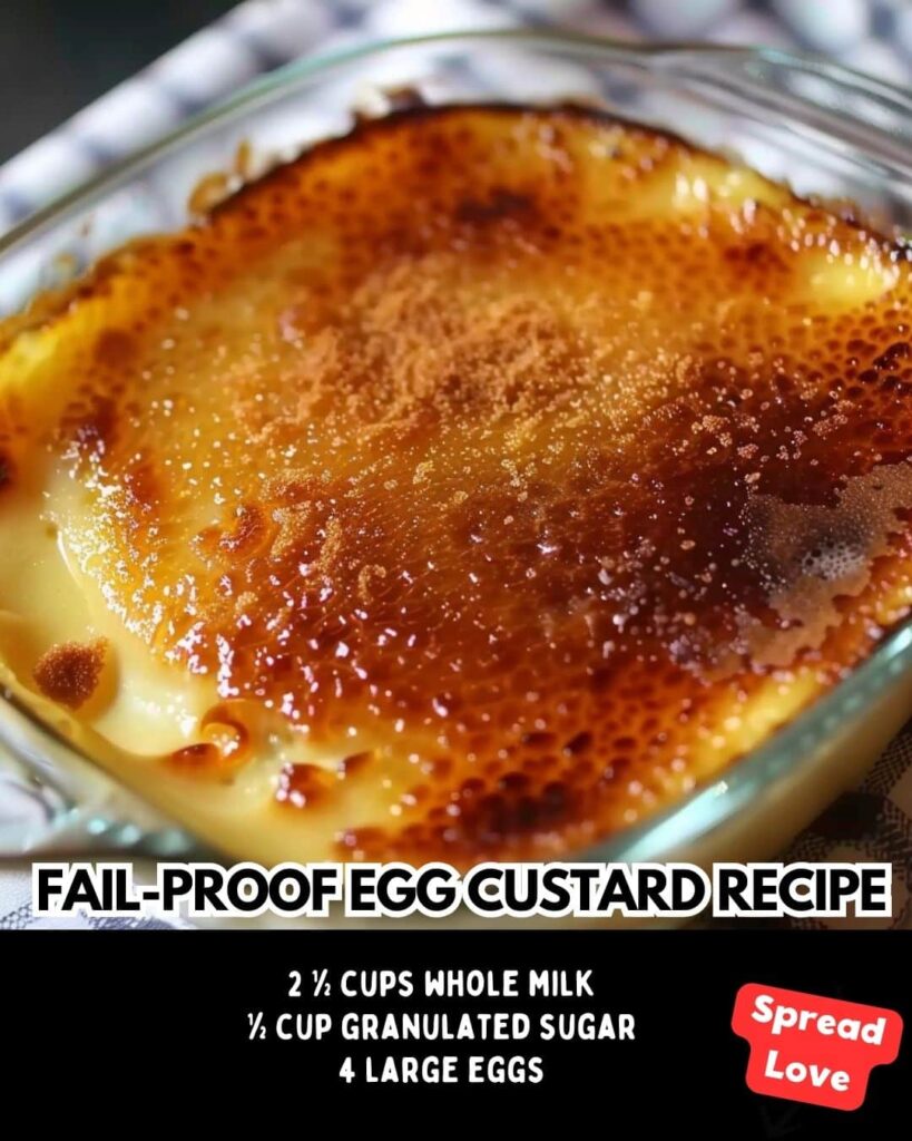 Fail-Proof Egg Custard - coockmenow