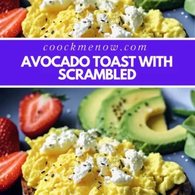 Avocado Toast with Scrambled