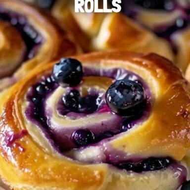 Blueberry Cheesecake Swirl Rolls