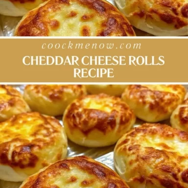 Cheddar Cheese Rolls Recipe