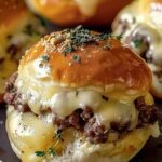 garlic parmesan cheeseburger bombs