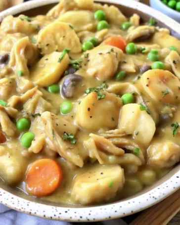One Pot Chicken Pot Pie
