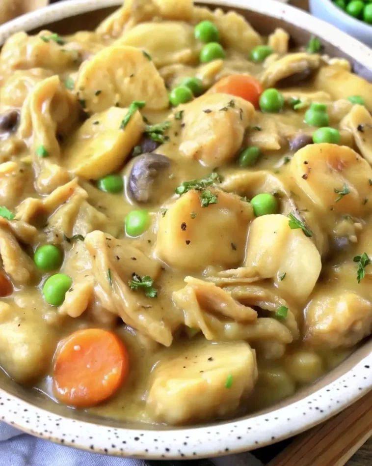 One Pot Chicken Pot Pie