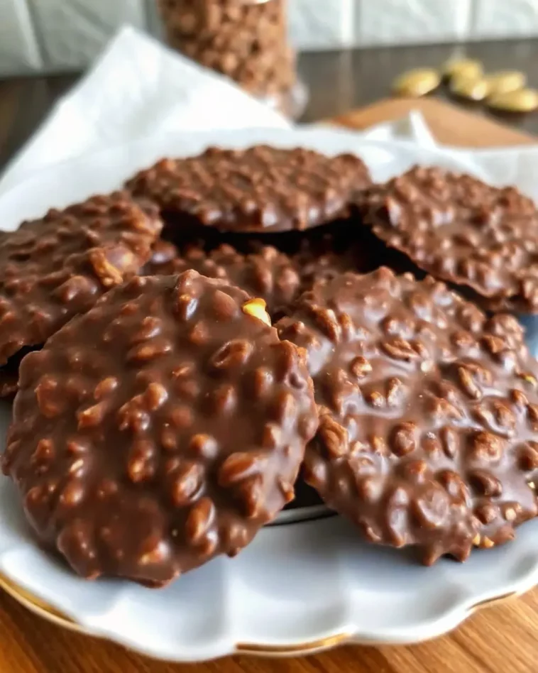Peanut butter no bake cookies