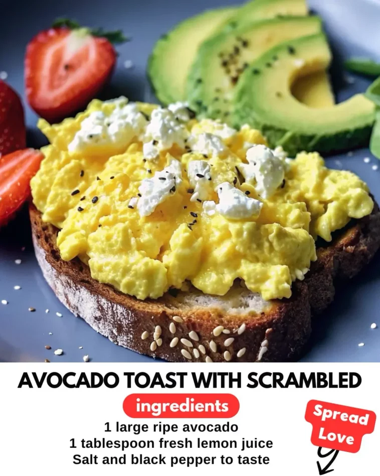 Avocado Toast with Scrambled