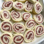 Roast beef horseradish pinwheels
