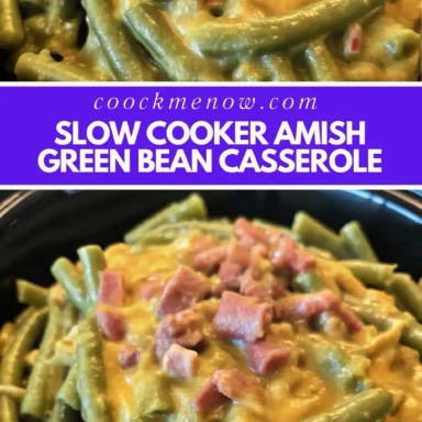 Slow Cooker Amish Green Bean Casserole