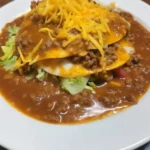 Stacked cheese enchiladas
