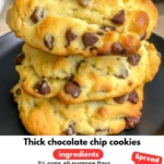 When it comes to baking, few things can match the universal appeal of a perfectly crafted thick chocolate chip cookies recipe. These aren't your ordinary flat, crispy cookies that crumble at first bite. Instead, this thick chocolate chip cookies recipe delivers everything cookie lovers crave: a golden-brown exterior that gives way to a soft, chewy center loaded with melted chocolate chips in every single bite.