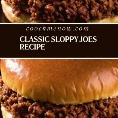 classic Sloppy Joes recipe