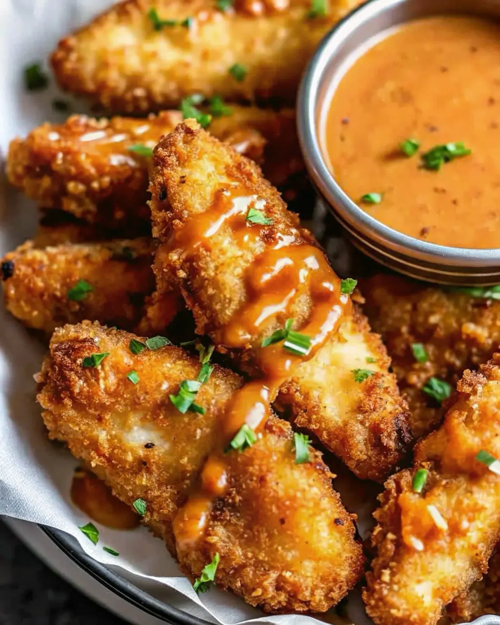 Crispy Coconut Chicken with Bang Bang Sauce